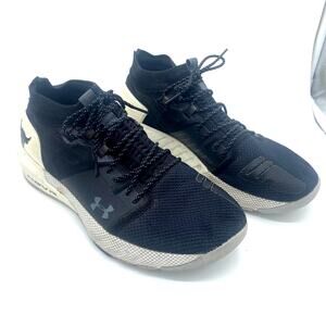 Under Armour Project Rock Men's size 10 Black and White Hovr Sneakers Trainers